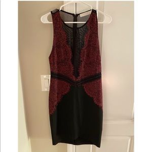 ASTR black and red dress